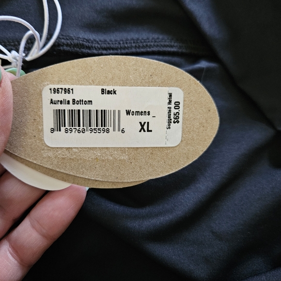 Prana Aurelia Classic Black High-Waist Bikini Bottom Size XS & XL - Picture 5 of 7